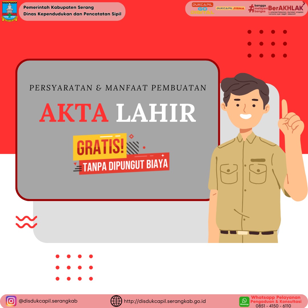 Akta Kelahiran Gratis